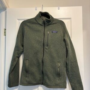Patagonia Olive Green Fleece Jacket